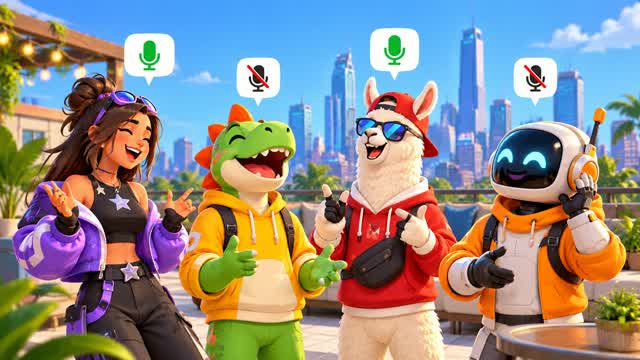 MICSPACE - SOCIAL CHAT 🎤 VIBES — Fortnite Creative map