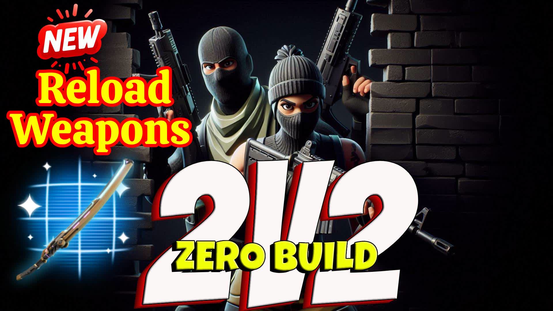 2v2 ZERO BUILD — Fortnite Creative map