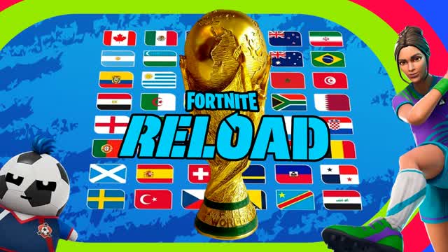 WORLD CUP 2026 RELOAD - 1v1v1 FFA — Fortnite Creative map cover art