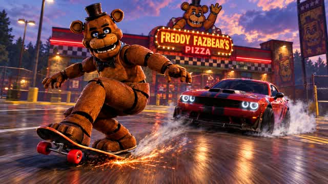 FNAF DRIVING - ALL WEAPONS — Fortnite Creative map