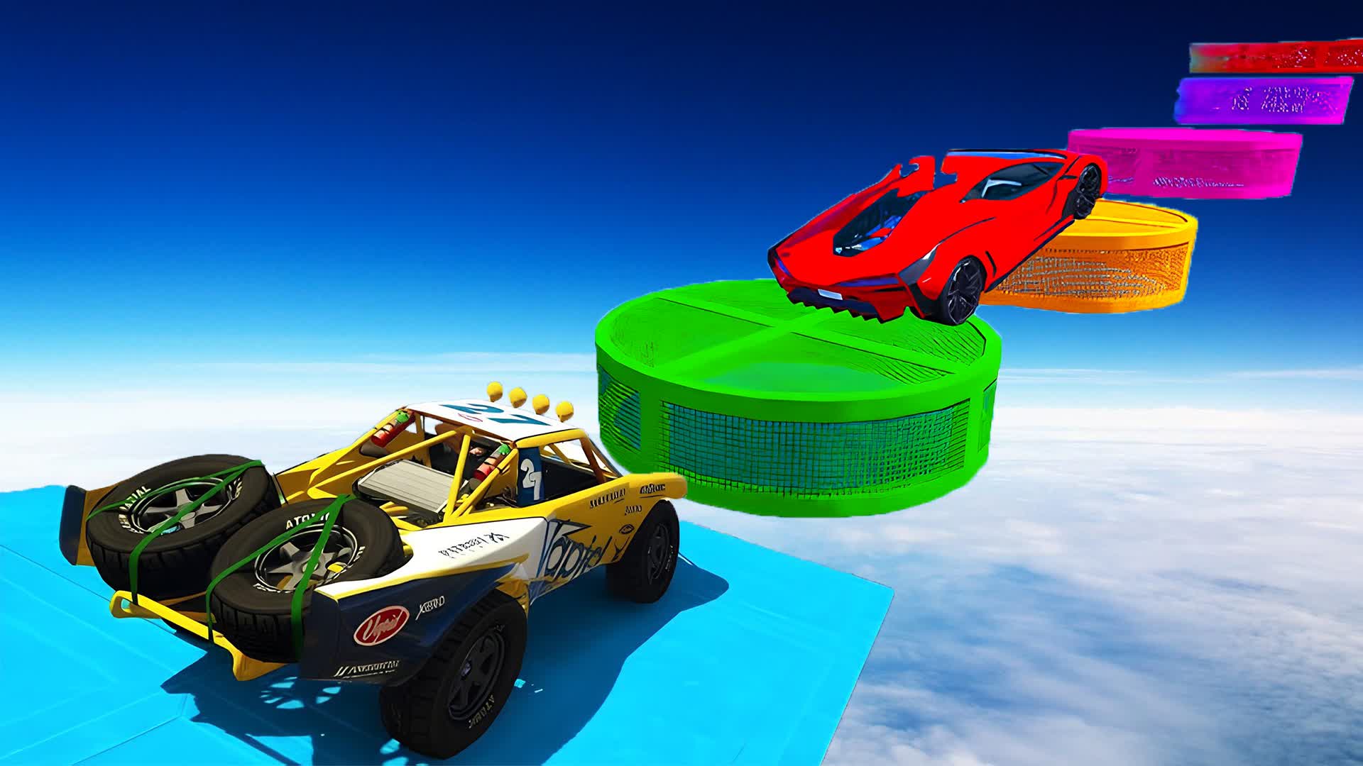 🌈75LVL | OBBY CAR🌈 — Fortnite Creative map