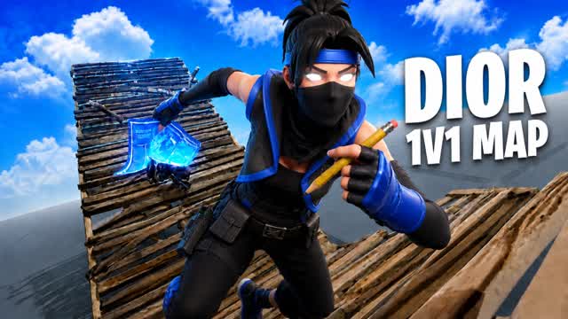Dior 1v1 Buildfights (200 Pumps) — Fortnite Creative map