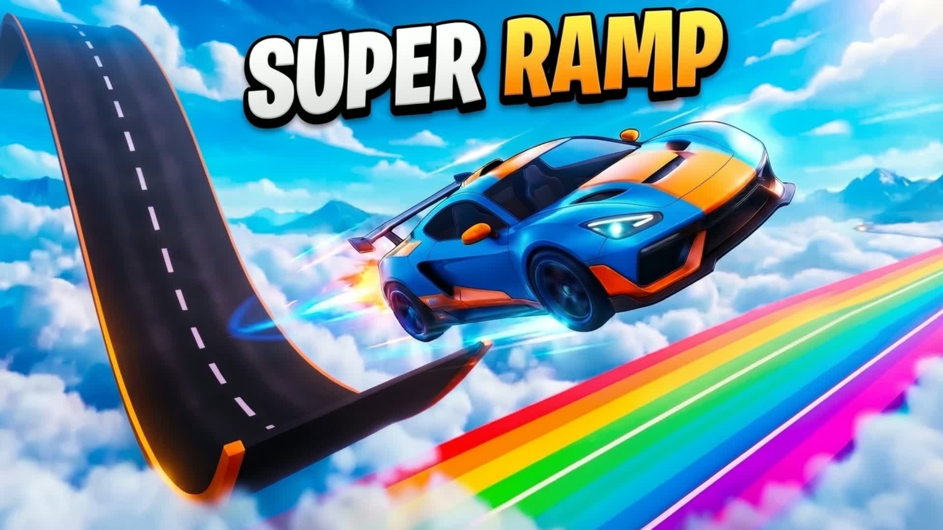 SUPER RAMP JUMP🚀 CAR DRIVE BRAINROT🚀 — Fortnite Creative map