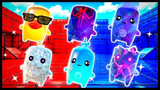 LOCKED SIGHTS RED VS BLUE 🔴🔵 — Fortnite Creative map cover art