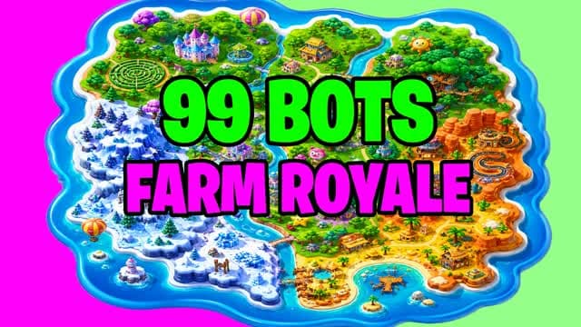 99 BOTS WORLD CHAOS ⭐ HERO CITY ROYALE🔥 — Fortnite Creative map