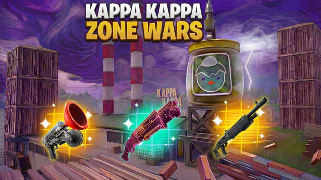 Kappa Kappa Zone Wars — Fortnite Creative map cover art