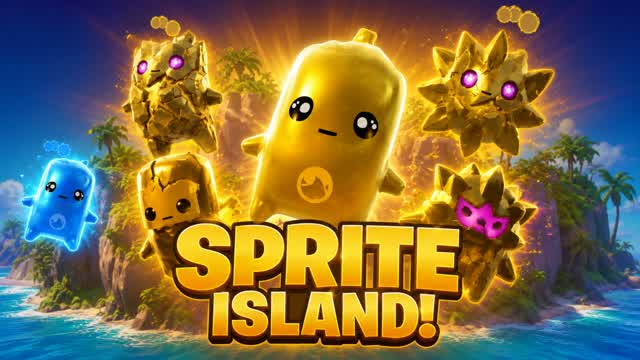 SPRITE ISLAND PARTY ROYALE 🌄 — Fortnite Creative map cover art
