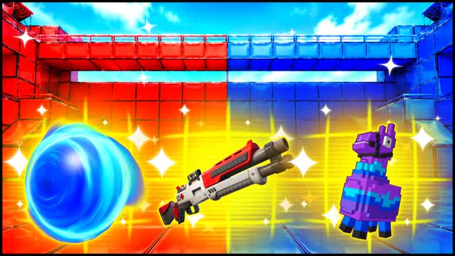 RED VS BLUE COMMITMENT TIMING 🔴🔵 — Fortnite Creative map