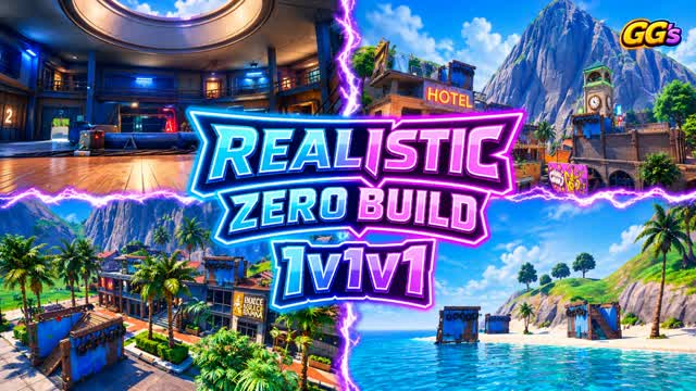 zero build 1v1v1 — Fortnite Creative map