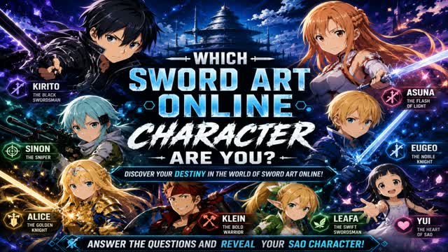 Which Sword Art Online Character Are You — Fortnite Creative map cover art