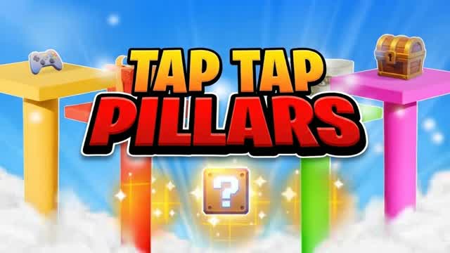 Tap Tap Pillars — Fortnite Creative map cover art