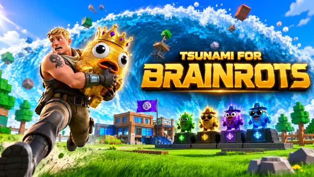 OUTRUN THE TSUNAMI [BRAINROT] — Fortnite Creative map