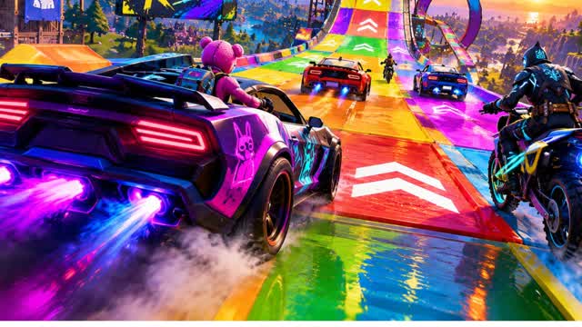 🌄DRIVE CITY GG — Fortnite Creative map