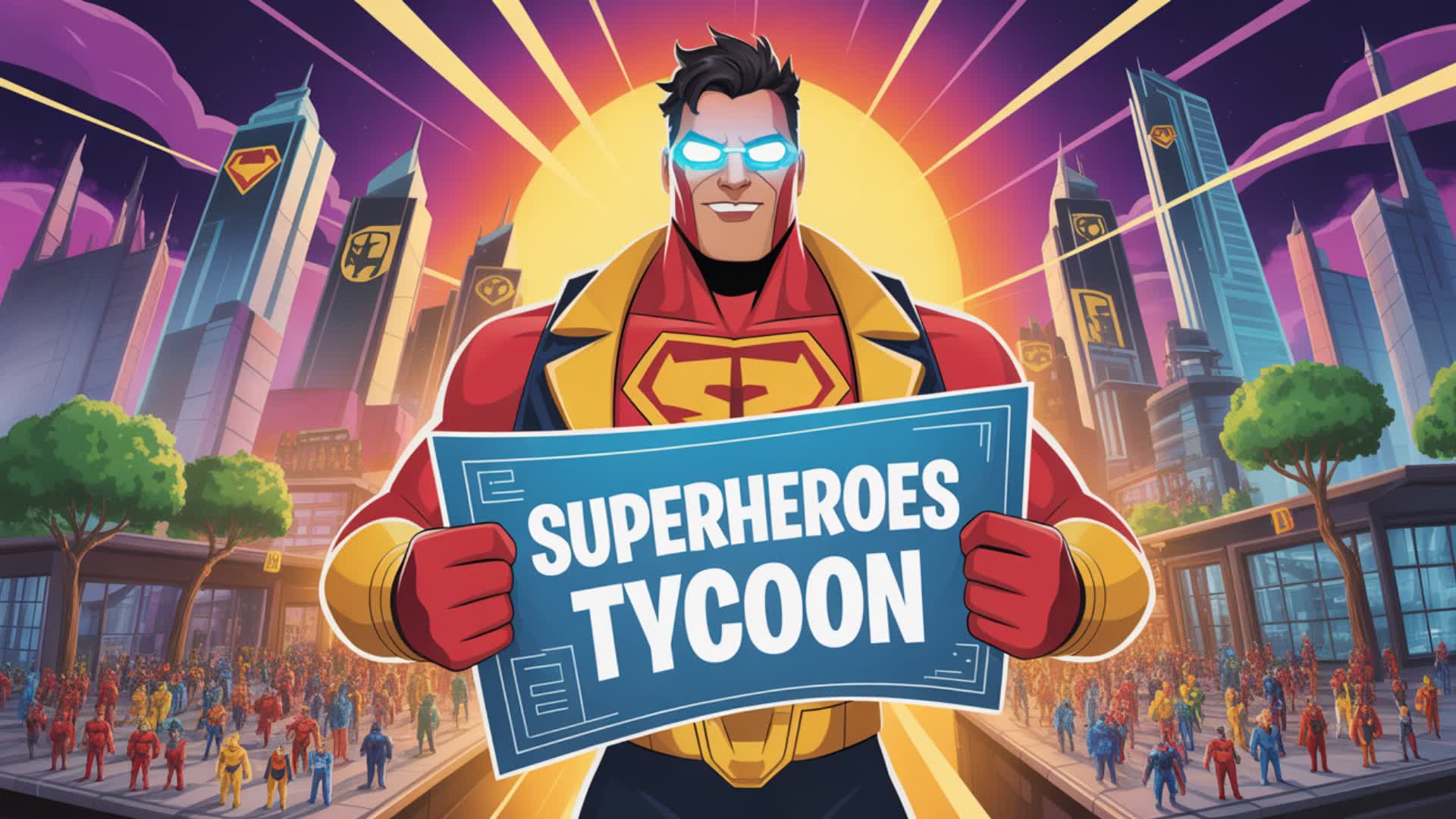 SUPERHEROES TYCOON 🦸 — Fortnite Creative map