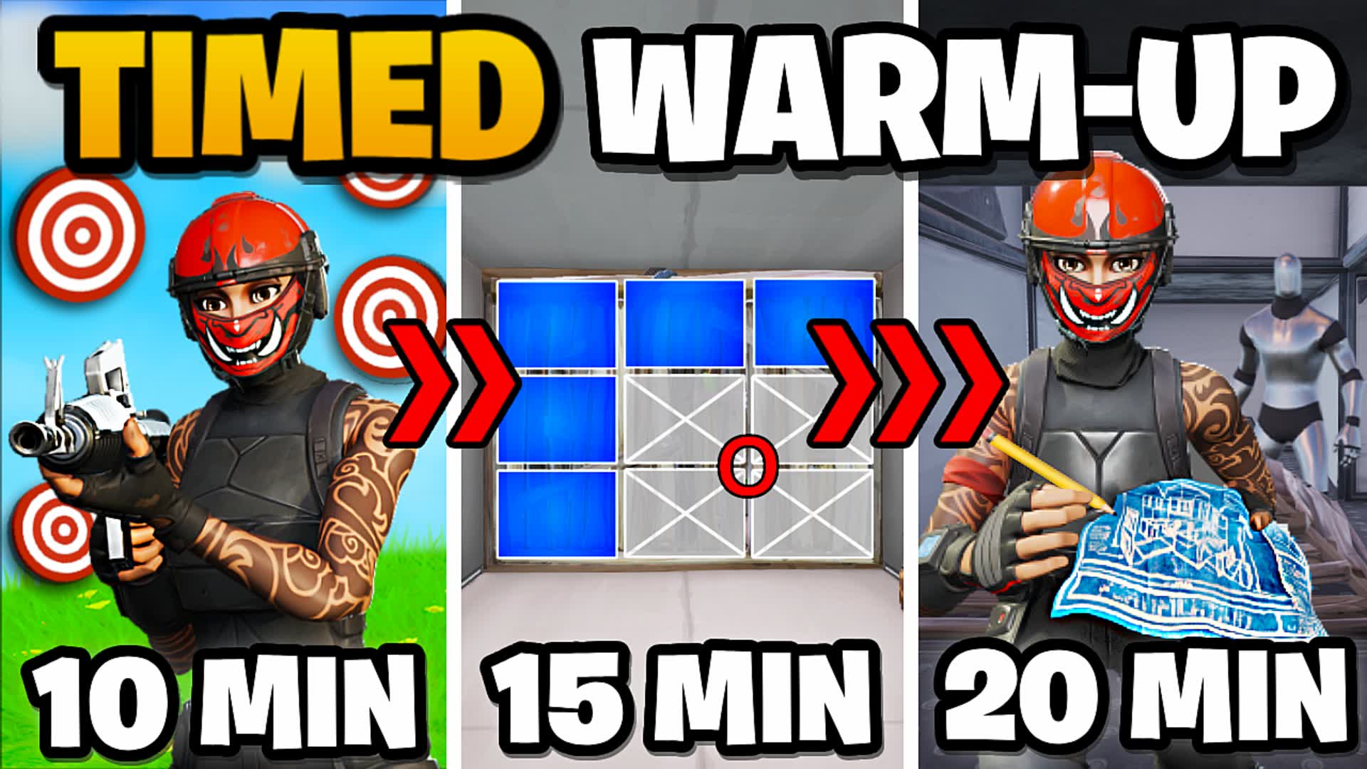 Timed Warm-up 🎯 — Fortnite Creative map