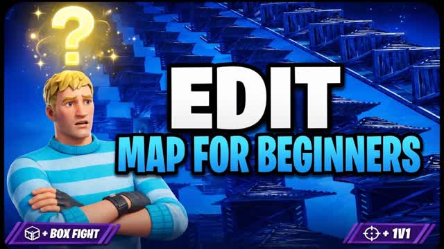 EDIT MAP FOR BEGINNERS — Fortnite Creative map cover art
