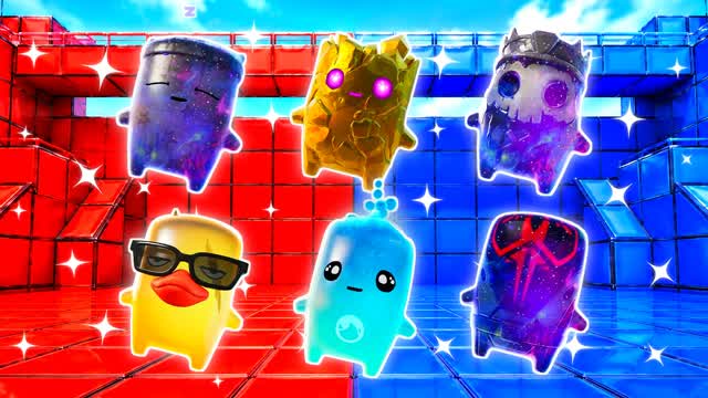 RED VS BLUE STAND TALL 🔴🔵 — Fortnite Creative map cover art