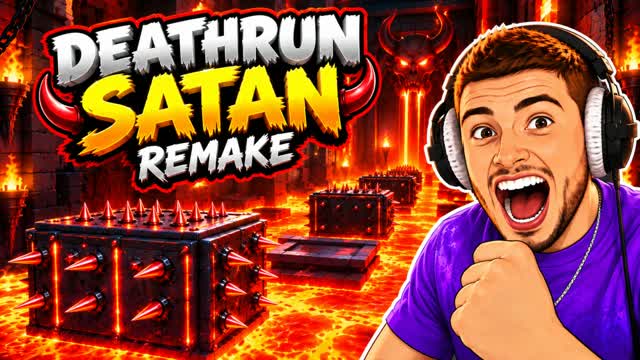 SATAN DEATHRUN REMAKE TEAM CROUTON Mich — Fortnite Creative map cover art