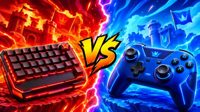 Red vs Blue  ✨ Magic Castle Run Time — Fortnite Creative map cover art