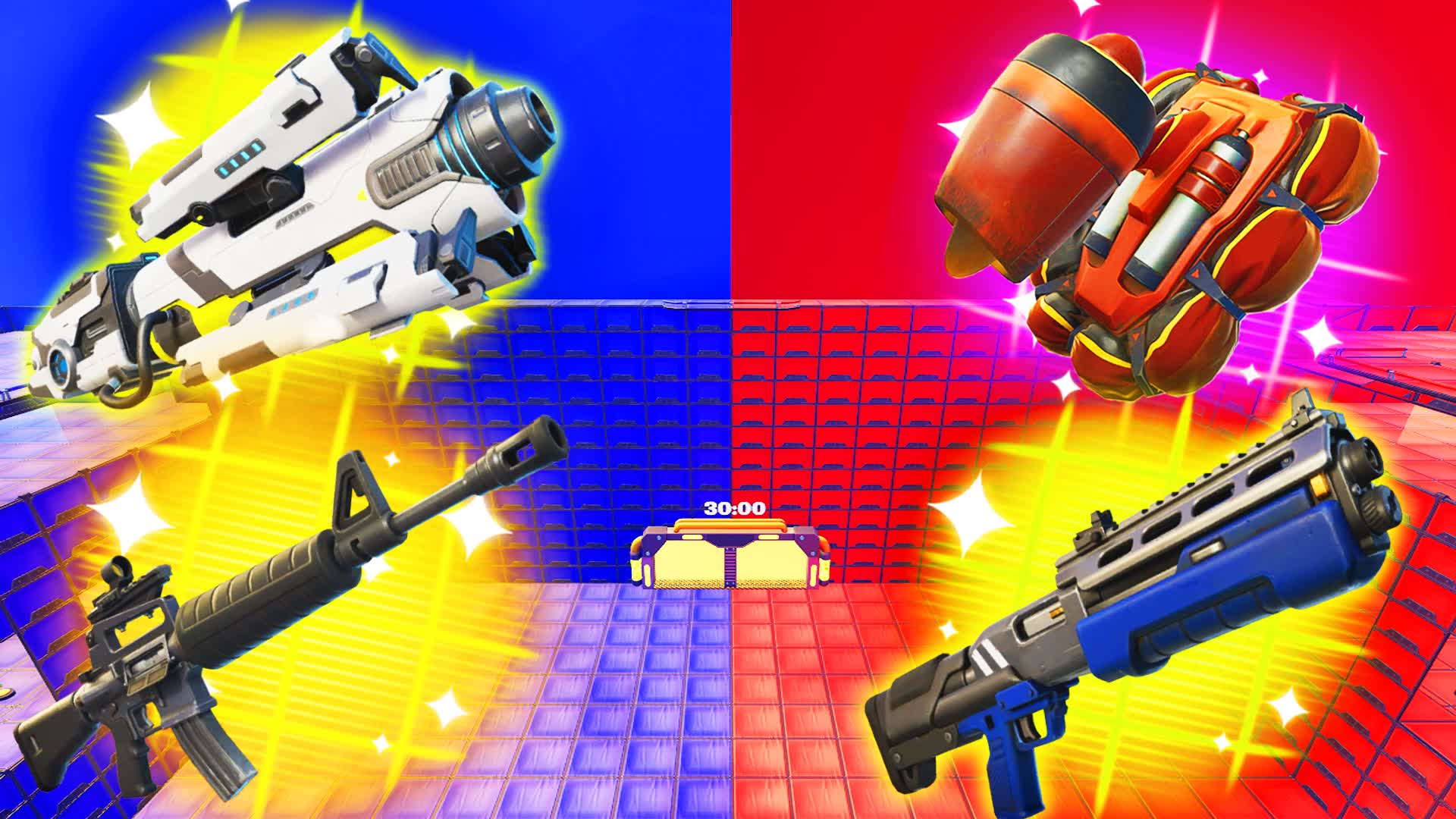 SUPER NEWGEN BRAINROT RED VS BLUE🔴🔵 — Fortnite Creative map