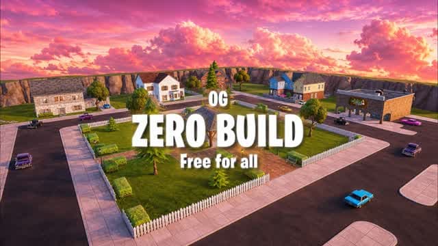 OG ZERO BUILD : Free for all — Fortnite Creative map cover art