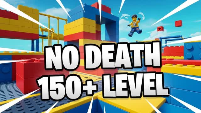 🌈 OBBY PARKOUR 🌈 NO DEATH 🌈 150+ — Fortnite Creative map cover art