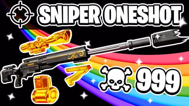 CRAZY SNIPER ONE SHOT 🎯 — Fortnite Creative map cover art