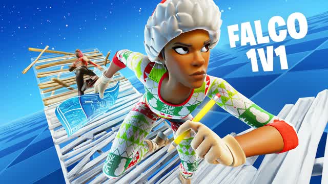 Falco 1v1 Build Fights (200 Pumps) — Fortnite Creative map cover art
