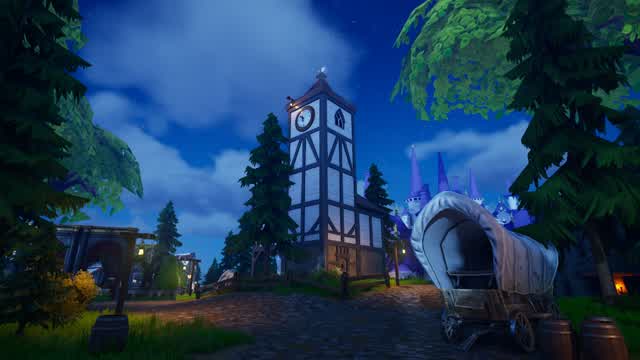 Knights VS Outlaws — Fortnite Creative map cover art