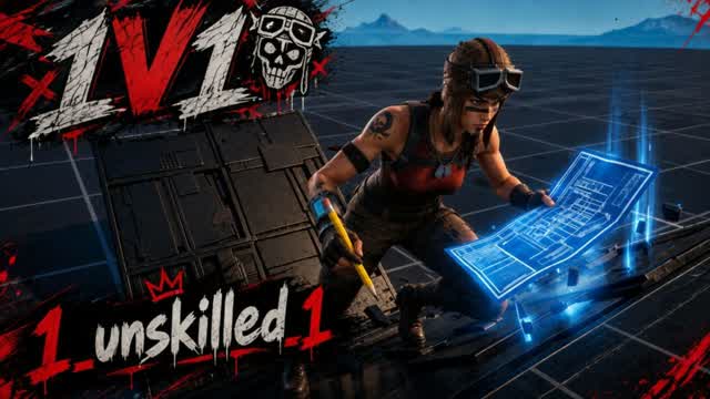 1V1 FREEBUILD 1unskilled1 — Fortnite Creative map
