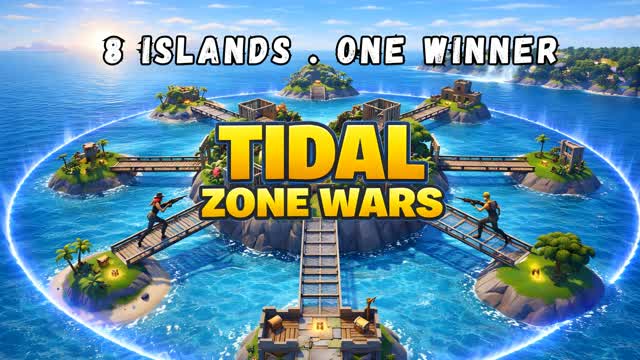 Tidal Zone Wars - ZB — Fortnite Creative map cover art