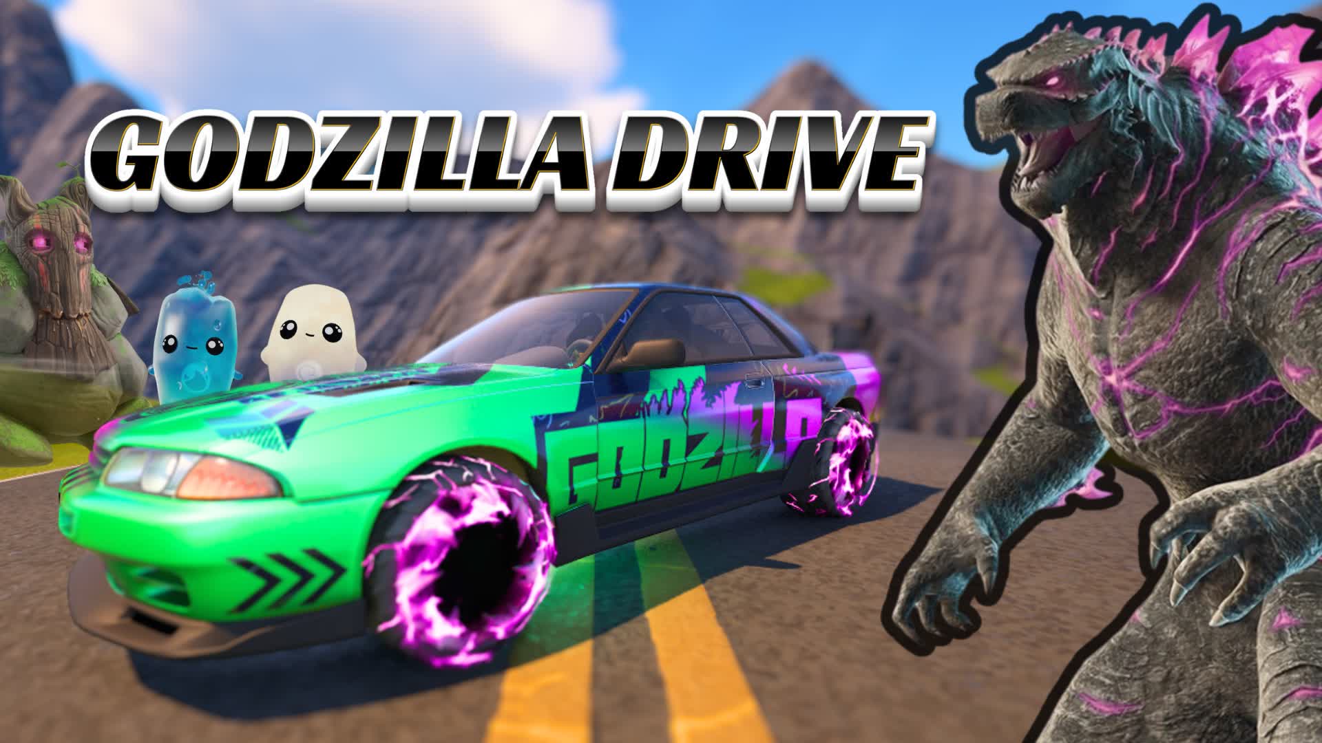 GODZILLA DRIVE CITY FFA 💯 — Fortnite Creative map