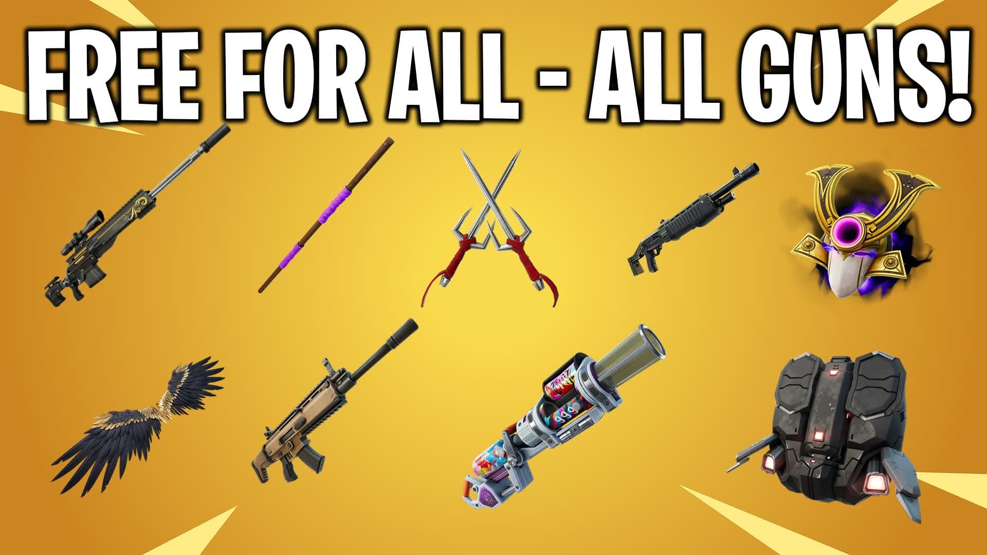 TMNT - RANKED - FREE FOR ALL - ALL GUNS — Fortnite Creative map