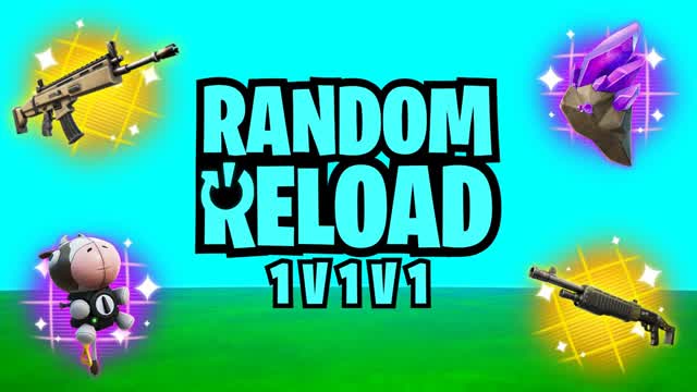 1v1v1 Random Reload — Fortnite Creative map cover art