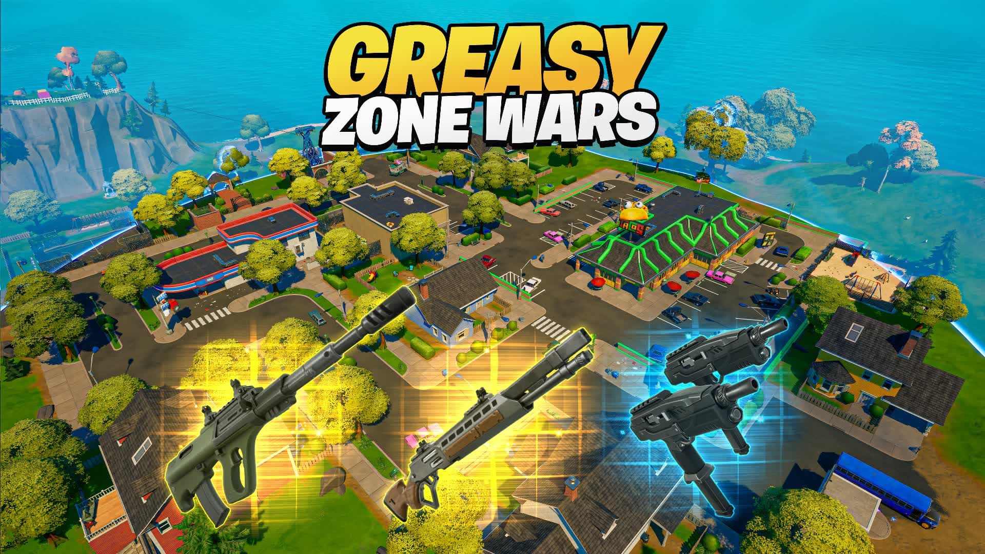 GREASY ZONE WARS 🌮 — Fortnite Creative map