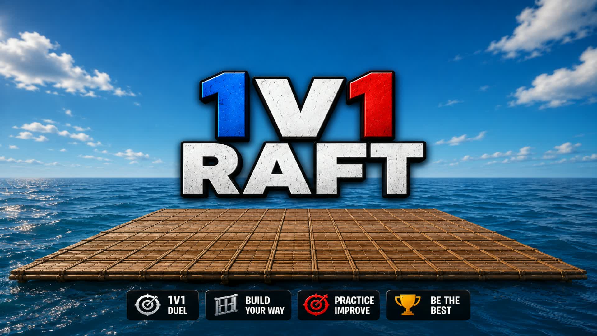 1V1 RAFT — Fortnite Creative map