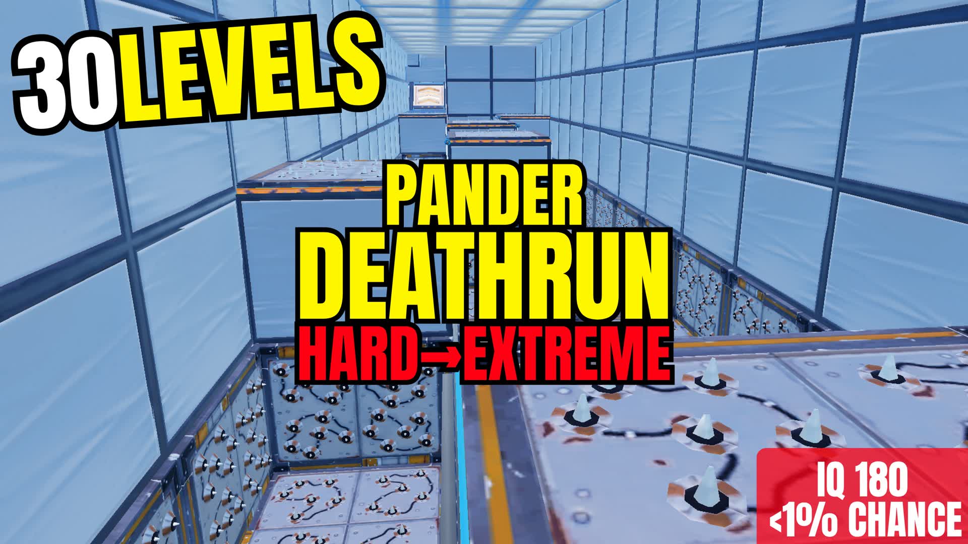 HARD DEATHRUN PARKOUR 30 LEVELS [PANDER] — Fortnite Creative map