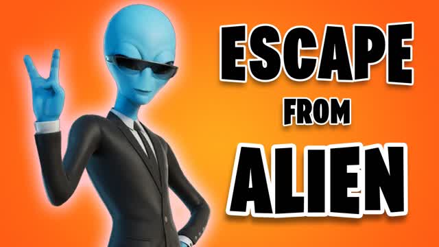ALIEN ESCAPE ROOMS — Fortnite Creative map cover art