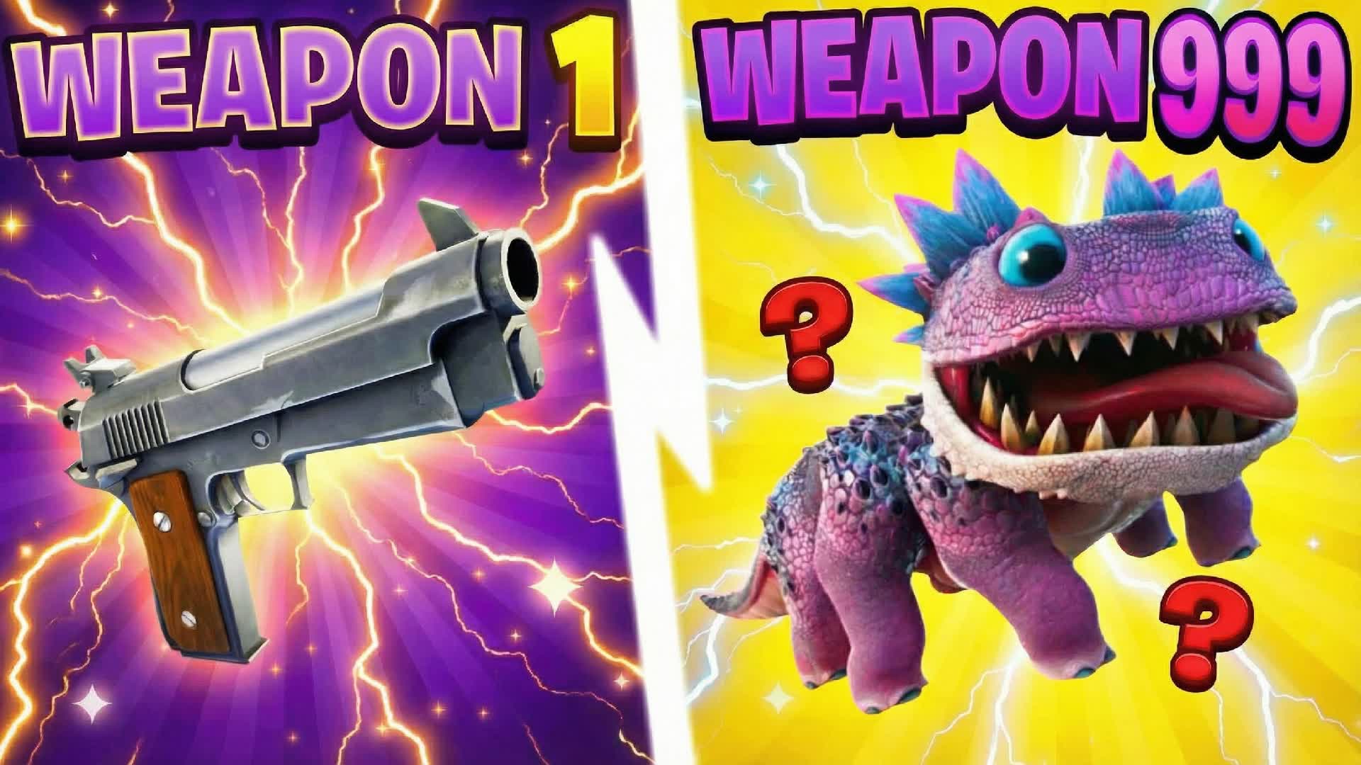 🦖KLOMBO GUN GAME🔫ONE SHOT🎯 — Fortnite Creative map