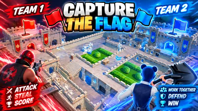 Capture the flag, fun — Fortnite Creative map cover art