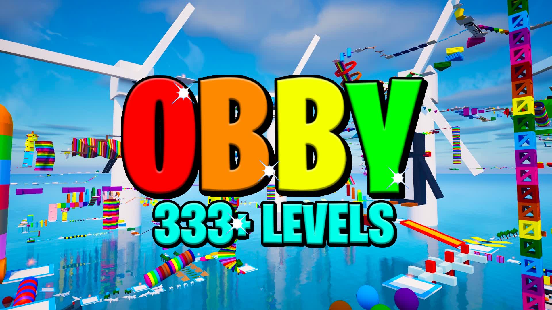 OBBY PARKOUR 333+ — Fortnite Creative map