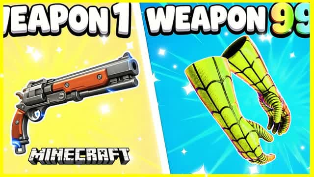 GUN GAME MC RADICAL SPIDERS CITY 🚗 — Fortnite Creative map