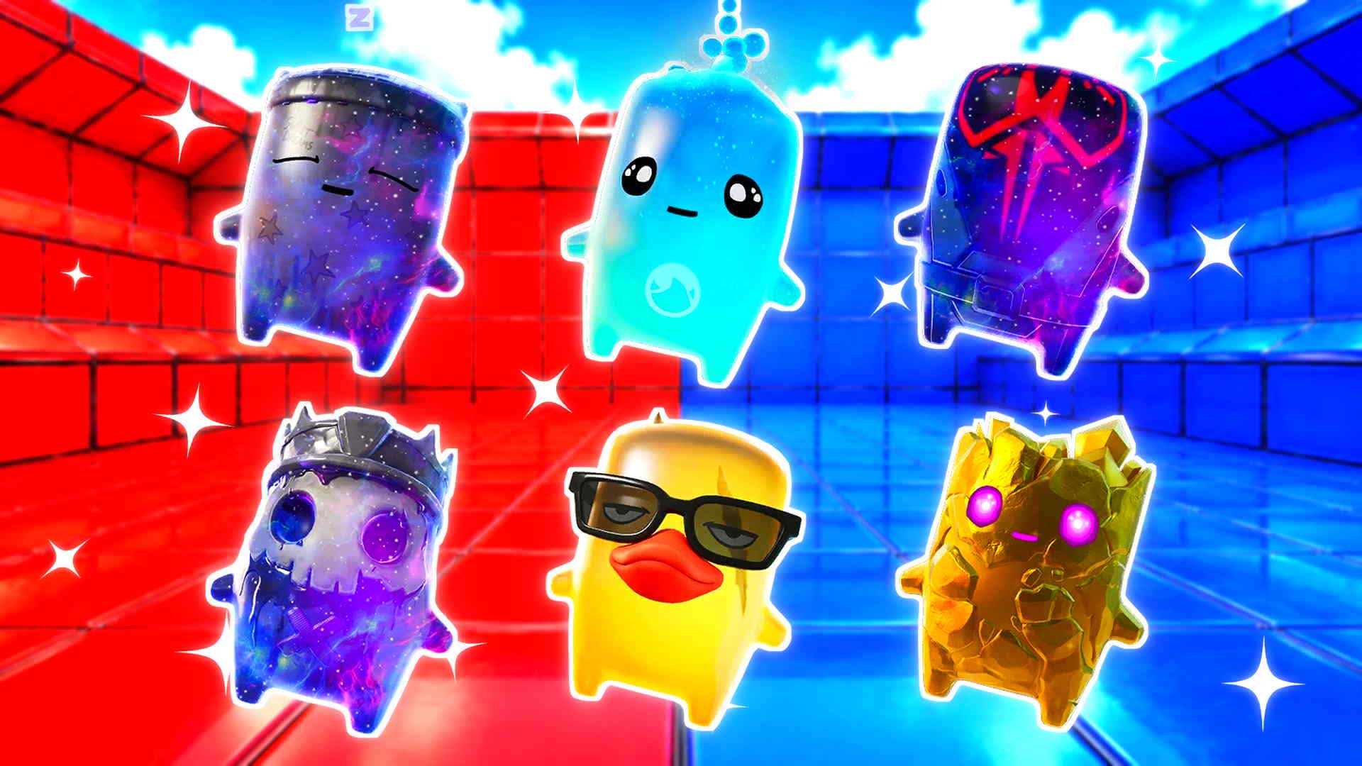 RED VS BLUE CENTERLINE AIM 🔴🔵 — Fortnite Creative map