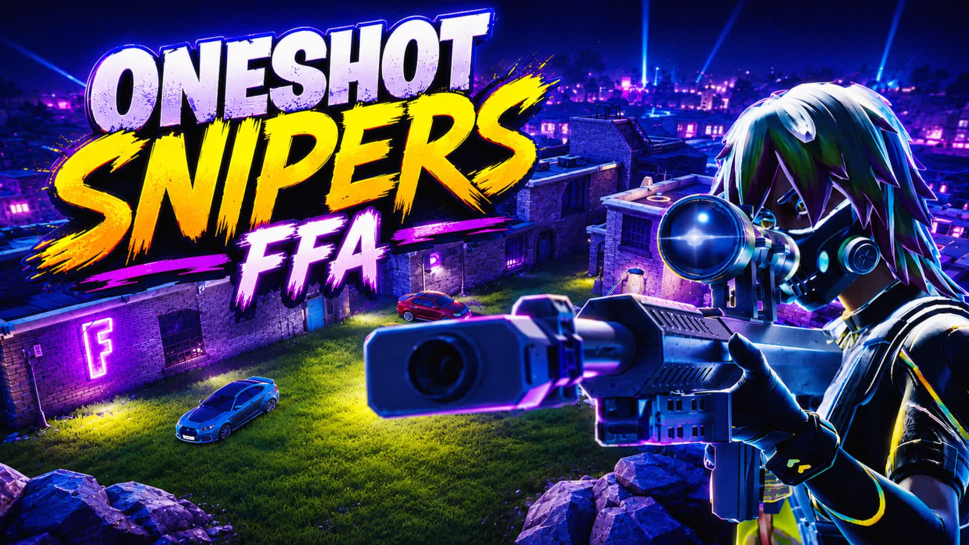 OneShot Snipers FFA [Prison] — Fortnite Creative map