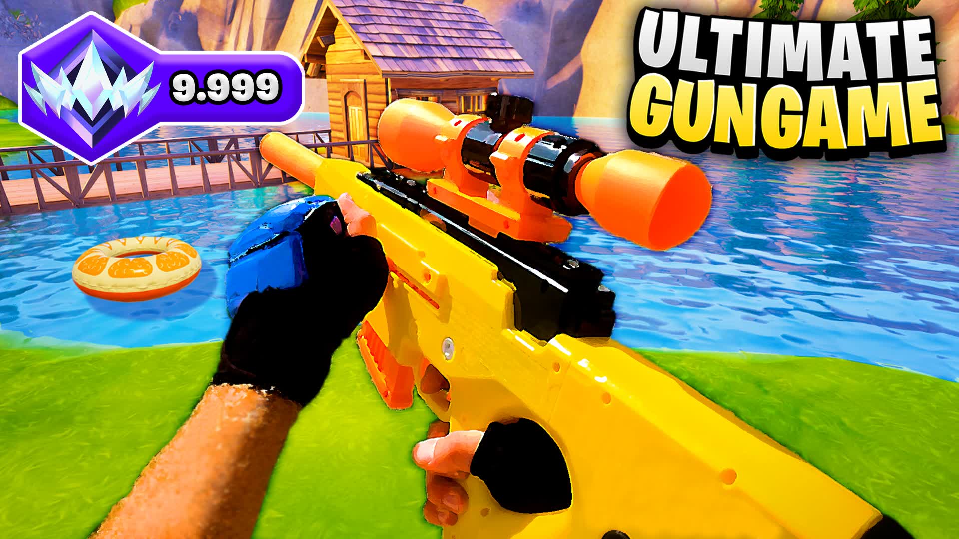 FIRST PERSON GUN GAME 🎯 — Fortnite Creative map