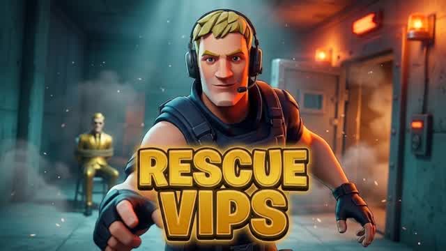 RESCUE VIPS [ROGUELIKE] — Fortnite Creative map