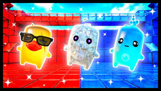 BLUE VS RED SHOTFLOW 🔵🔴 — Fortnite Creative map cover art