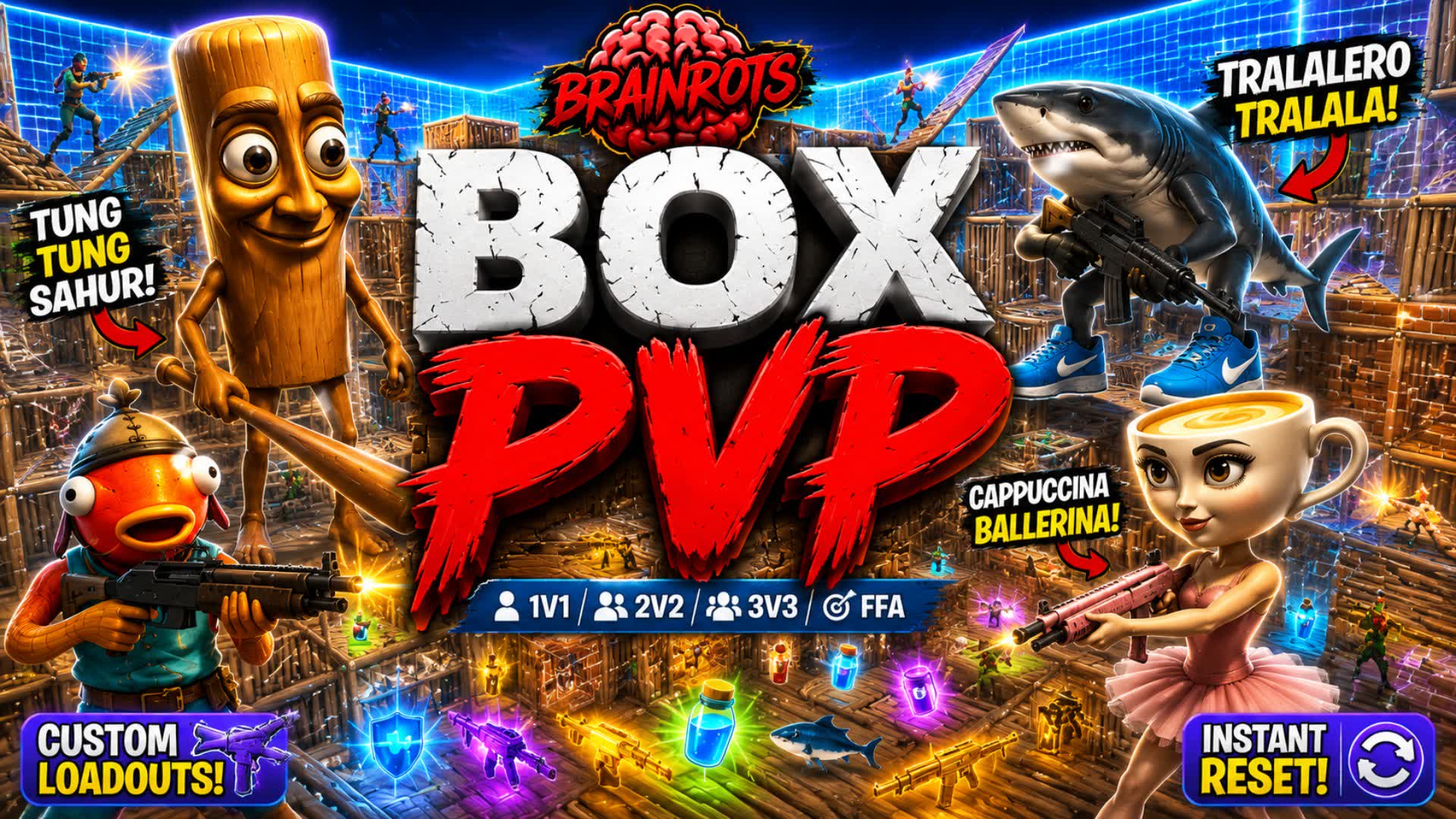 BOX PVP (SHXEP7) — Fortnite Creative map