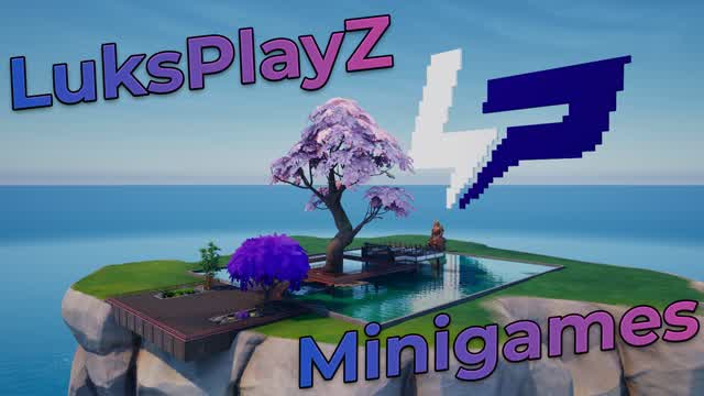 LuksPlayZ Minigames — Fortnite Creative map cover art