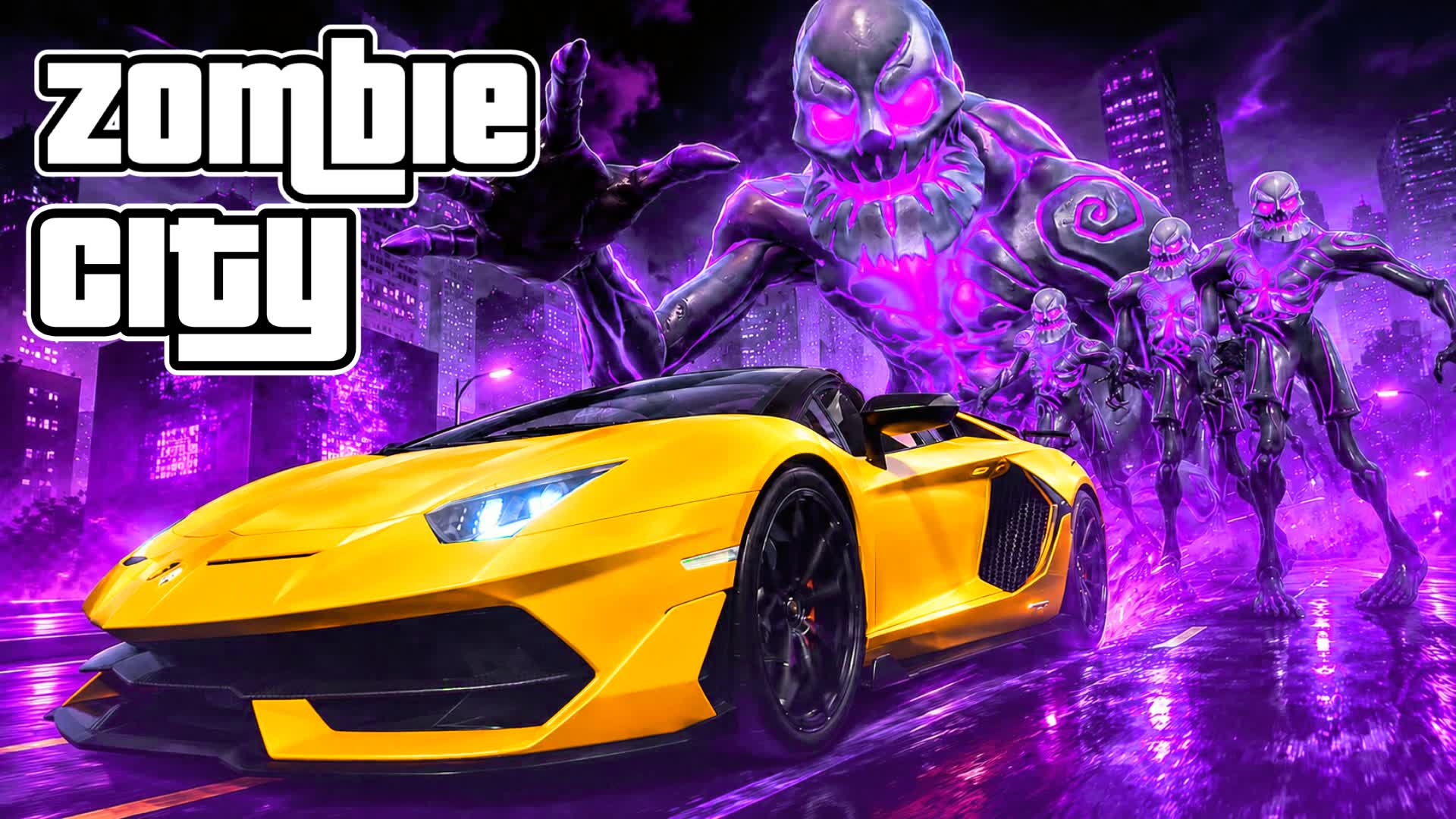 ZOMBIES DRIVE CITY — Fortnite Creative map